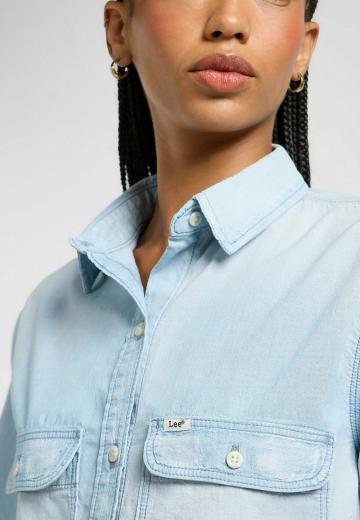 Джинсовая блузка