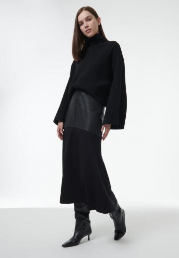 Кожаная юбка