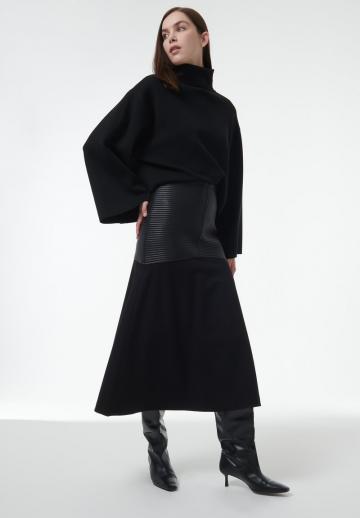 Кожаная юбка