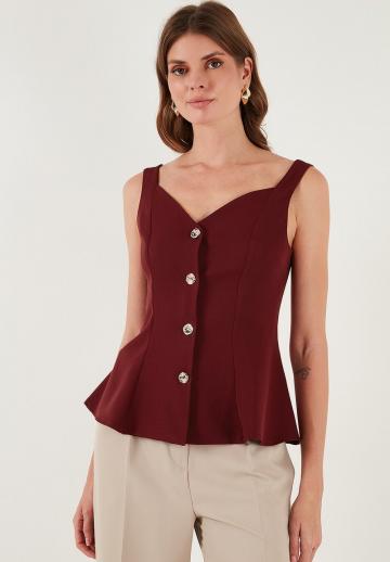 Блузка без рукавов