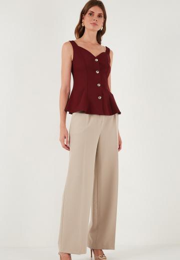 Блузка без рукавов