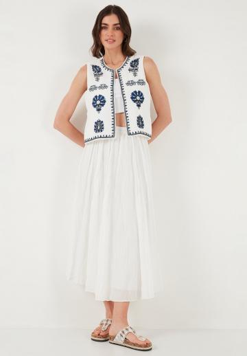 Джинсовая жилетка