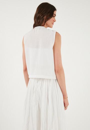 Джинсовая жилетка