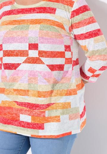 Майка с рукавом три четверти