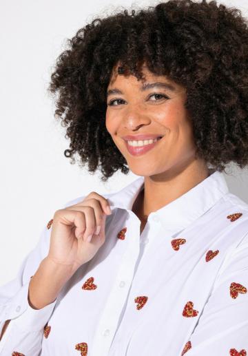 Длинная блузка