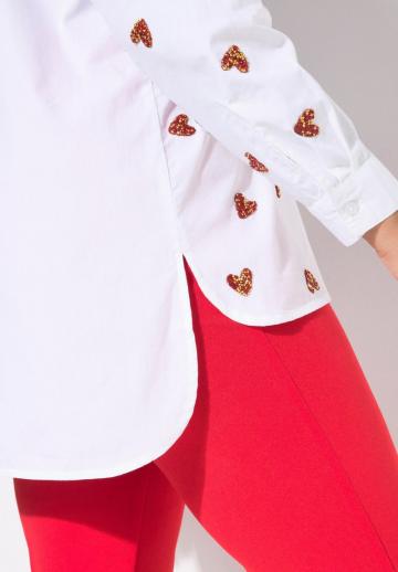 Длинная блузка