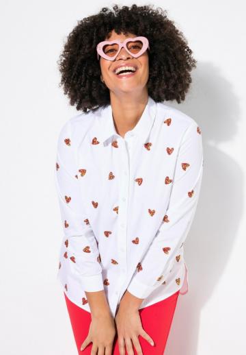 Длинная блузка