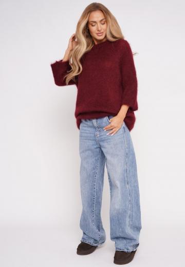 Пуловер с рукавом три четверти