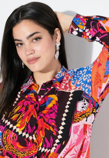 Длинная блузка