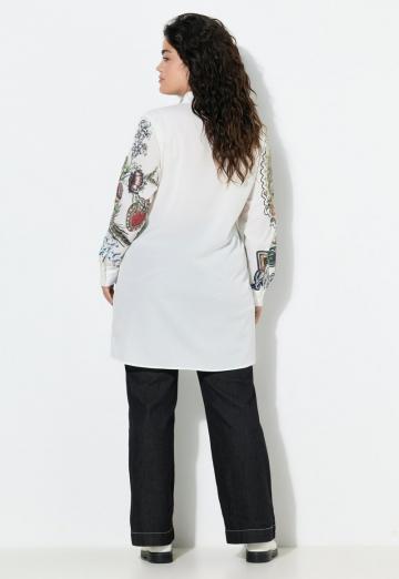 Длинная блузка