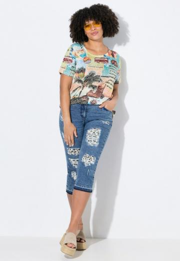 Короткие джинсы