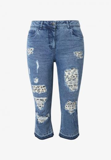 Короткие джинсы