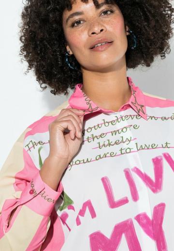 Длинная блузка