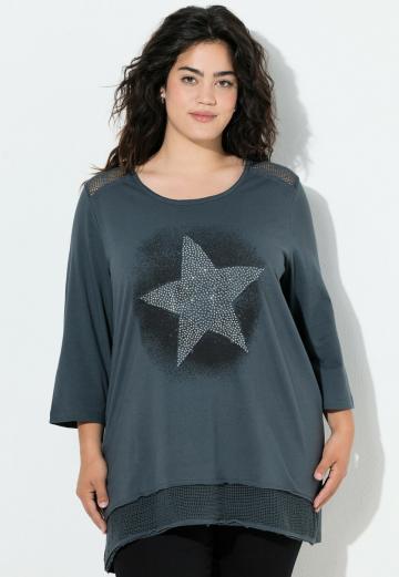 Майка с рукавом три четверти