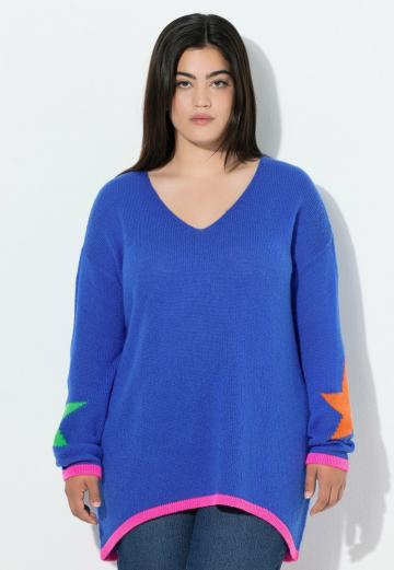 Длинный пуловер