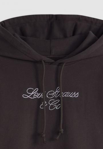 Пуловер с капюшоном