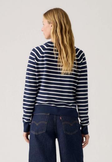 Пуловер в полоску