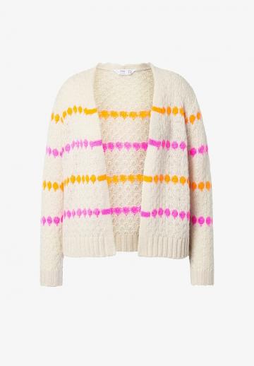 Жаккардовая вязаная кофта