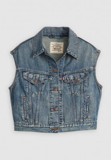Джинсовая жилетка