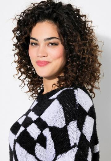 Длинный пуловер