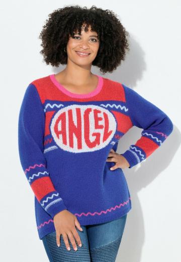 Длинный пуловер