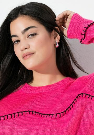 Длинный пуловер