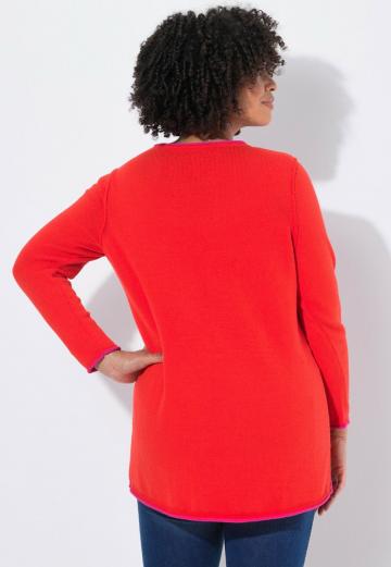 Длинный пуловер