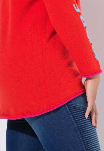 Длинный пуловер