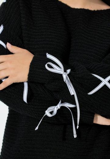 Длинный пуловер