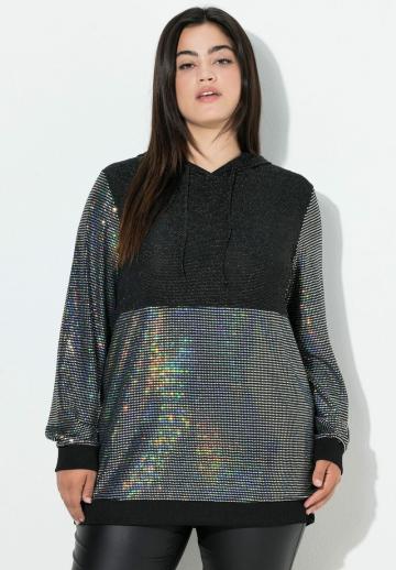 Пуловер с капюшоном