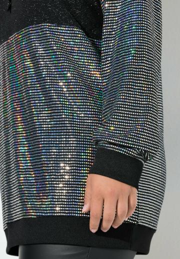 Пуловер с капюшоном