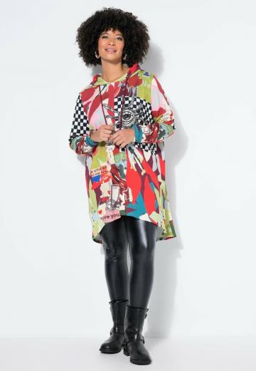 Пуловер с капюшоном