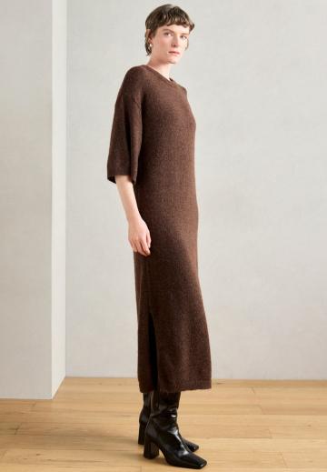 Вязаное платье