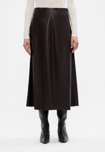 Кожаная юбка
