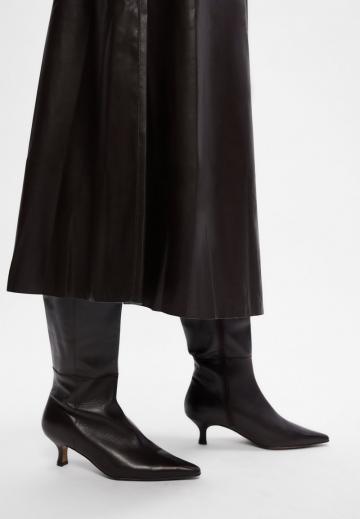 Кожаная юбка