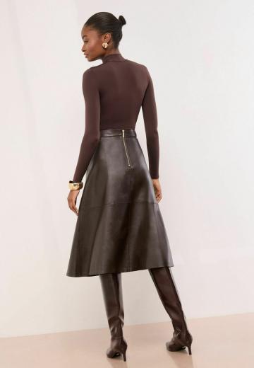 Кожаная юбка