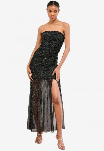 Платье без бретелек