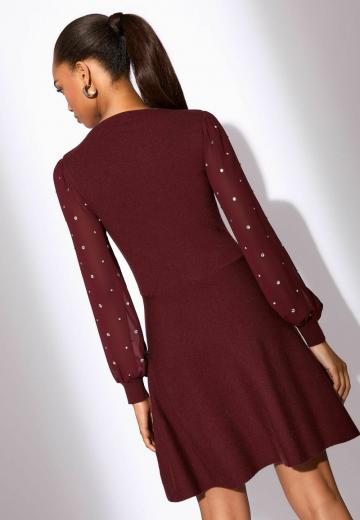 Вязаное платье