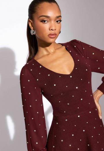 Вязаное платье