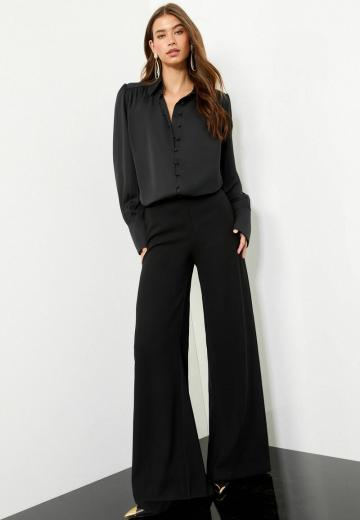 Атласная блузка