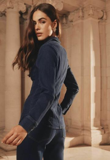 Джинсовая жилетка