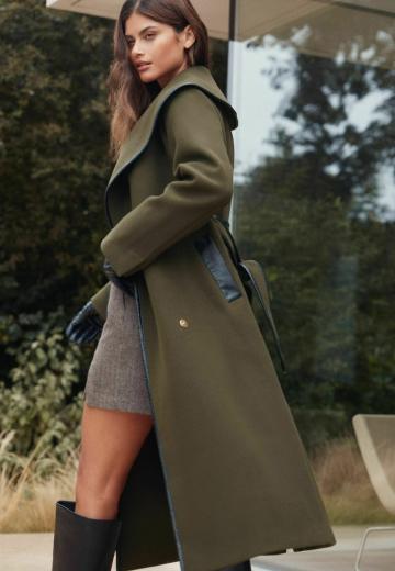 Шерстяное пальто