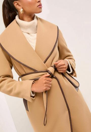 Шерстяное пальто