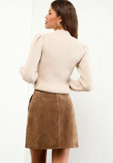 Кожаная юбка