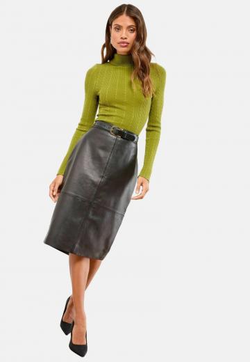 Кожаная юбка