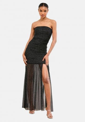 Платье без бретелек