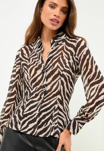 Атласная блузка