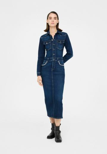 Джинсовое платье