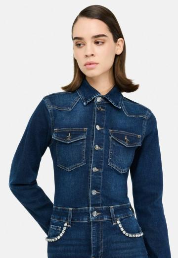 Джинсовое платье