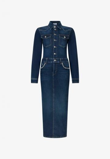 Джинсовое платье